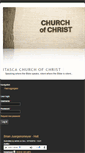 Mobile Screenshot of itascachurchofchrist.org